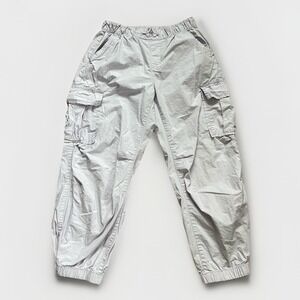 Gap Kids Girls Medium (8) Pull-On Cargo Parachute Pants Lavender Mist Pockets